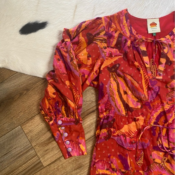 Farm Rio Banana Juice Mini Dress - Picture 5 of 8